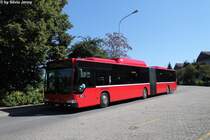 Bernmobil Nr. 852 (Mercedes CitaroII O530G CNG) am 3.8.2015 in Köniz, Blinzern