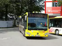 Stadtbus Mercedes Benz Citaro C2 G am 04.08.15 in Kempten ZUM
