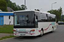 . Setra S 415 UL aus Deutschland am Busbahnhof in Ettelbrück. Dieser ist auf der Strecke Ettelbrück - Prüm im Einsatz.  10.08.2015