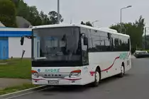 . Setra S 415 UL aus Deutschland am Busbahnhof in Ettelbrück. Dieser ist auf der Strecke Ettelbrück - Prüm im Einsatz.  10.08.2015