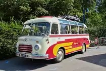 . M 1956, Setra K�sebohrer S6, Bj 1956, gesehen bei den Vintage Cars & Bikes Days 2015 in Steinfort .  02.08.2015