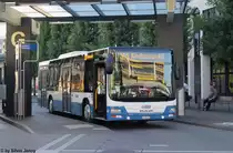 VBZ/Limmatbus Nr. 43 (MAN A21 Lion's City) am 3.8.2015 beim Bhf. Dietikon