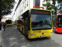 Stadtbus Mercedes Benz Citaro C1 Facelift am 04.08.15 in Kempten ZUM