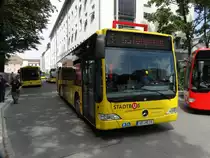 Stadtbus Mercedes Benz Citaro C1 Facelift am 04.08.15 in Kempten ZUM