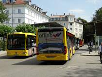 Stadtbus Mercedes Benz Citaro 4er Kette am 04.08.15 in Kempten ZUM