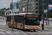 . EW 4405, MAN Lion's City des Busunternehmens Pletschette macht am Busbahnhof in Luxemburg eine kurze Pause.  15.08.2015 