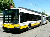 Schaffhausen - Volvo-Hess Gelenkbus Nr.18 SH 38018 unterwegs auf der Linie 4 in Schaffhausen am 28.06.2008