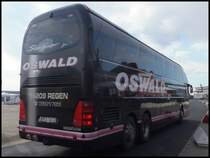 Neoplan Starliner von Oswald aus Deutschland im Stadthafen Sassnitz am 27.10.2013