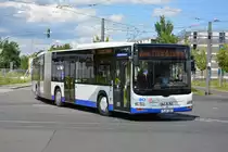 P-AV 362 fährt am 25.07.2015 für die VIP Schienenersatzverkehr. Aufgenommen wurde ein MAN Lion's City G / BVSG Betriebshof Werder (Havel) / Potsdam Campus Fachhochschule.
