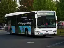 Mercedes-Benz O 530 LE Ü (Citaro) als SEV für den RE1 nach Bad Langensalza an der Haltestelle Mühlhausen ZOB.(19.08.2015)
