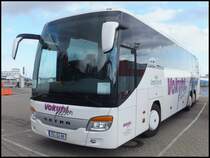 Setra 416 GT-HD von Vokuhl Reisen aus Deutschland im Stadthafen Sassnitz am 27.10.2013