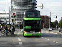 MeinFernbus/Flixbus Setra Doppeldecker am 04.09.15 in Heidelberg