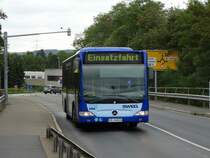 SWEG/Stadtbus Mercedes Benz Citaro C1 Facelift auf Einsatzfahrt am 05.09.15 in Wiesloch Bhf