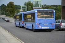 M-VG 4916 /5916 ist am 03.09.2015 zum Test auf der BVG Linie 236. Aufgenommen wurde ein MAN Lion's City mit Göppel Anhänger / Berlin Spandauer-See-Brücke.
