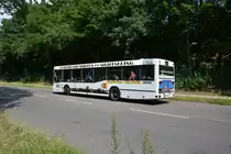 B-A 1628 fährt am 03.08.2014 für die S-Bahn Berlin Schienenersatzverkehr zwischen S-Bahnhof Olympiastadion und Rathaus Spandau. Aufgenommen wurde ein Mercedes Benz O405 / Glockenturmstraße Berlin.
