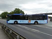 SWEG/Stadtbus Mercedes Benz Citaro C1 Facelift am 05.09.15 in Wiesloch Bhf