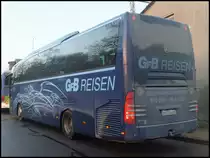 Mercedes Travego von GFB-Reisen aus Deutschland in Bergen am 13.11.2013