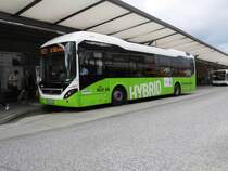 Jasper Wg. 8195 Volvo 7900 Hybrid auf M23, U/S Barmbek am 13.07.15