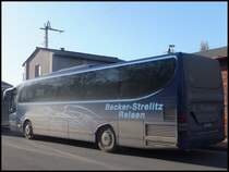 Mercedes Travego von Becker-Strelitz Reisen aus Deutschland in Bergen am 13.11.2013