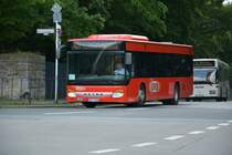 UER-B 506 fährt am 03.08.2014 für die S-Bahn Berlin Schienenersatzverkehr zwischen S-Bahnhof Olympiastadion und Rathaus Spandau. Aufgenommen wurde ein Setra S 415 NF / Glockenturmstraße Berlin.
