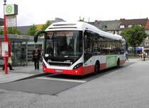 Jasper Wg. 8370 Volvo 7900 Hybrid auf Linie 213, U Wandsbek Markt am 13.07.15