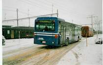 Aus dem Archiv: AFA Adelboden 1/BE 19'692 Mercedes Citaro Jahrgang 1999 am 28. Dezember 1999 Frutigen, Bahnhof (Aufnahme aus dem Lawinenwinter 1999/2000)
