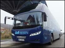 Neoplan Cityliner von GFB-Reisen aus Deutschland in Sassnitz am 16.11.2013