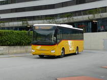 Postauto - Iveco Irisbus Crossway  VS 6097 in Visp am 14.08.2015