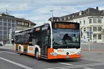 Mercedes Citaro 88 auf der Linie 6 fährt zur Haltestelle beim Bahnhof Solothurn. Die Aufnahme stammt vom 05.09.2015.