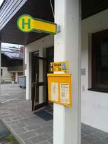 Bushaltestelle Gatschach PA am 13.9.2015. (Kfl. 5068, 5088)