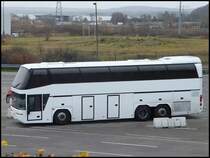 Neoplan Spaceliner ohne Kennzeichen in Mukran am 29.11.2013