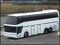Neoplan Spaceliner ohne Kennzeichen in Mukran am 29.11.2013