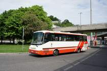 Slowakei / Stadtbus Bratislava: SOR B 9.5 - Wagen 35292, aufgenommen im Mai 2015 an der Haltestelle  Most SNP  in Bratislava.