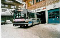 Aus dem Archiv: AFA Adelboden 4/BE 26'704 Setra Jahrgang 1986 (ex AAGI Interlaken Nr. 32) am 31. Dezember 1999 Adelboden, Autobahnhof