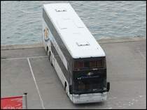 Van Hool TD927 von Reise-Allianz/Meyering aus Deutschland im Stadthafen Sassnitz am 31.12.2013