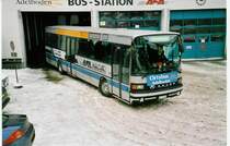 Aus dem Archiv: AFA Adelboden 14/BE 43'089 Setra Jahrgang 1985 (ex AAGI Interlaken Nr. 33) am 31. Dezember 1999 Adelboden, Autobahnhof