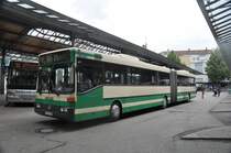 Linie 97 vom Berufschulzentrum Öde Ankunft am ZOB GP-CW-154 O405G der OVG Göppingen
Aufnahme Juli 2015