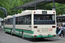 Linie 97 vom Berufschulzentrum Öde Ankunft am ZOB GP-CW-154 O405G der OVG Göppingen
Aufnahme Juli 2015