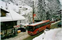 Aus dem Archiv: AFA Adelboden 7/BE 26'707 Setra Jahrgang 1997 am 31. Dezember 1999 Achseten, Hoher Steg (Aufnahme aus dem Lawinenwinter 1999/2000)