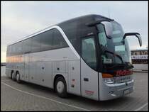 Setra 416 HDH von Imken aus Deutschland im Stadthafen Sassnitz am 31.12.2013