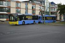 M-VG 4916 ist am 0.09.2015 zum Test auf der BVG Linie 236. Aufgenommen wurde ein MAN Lion's City mit Göppel Anhänger / Berlin Am Omnibushof.