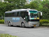 Reisebus in Kunshan, China, 16.8.15