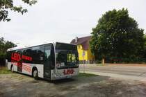 LEO-Reisen, Cottbus, als Schienenersatzverkehr am 13.09.2015, Guben, Hst. Krähenbusch