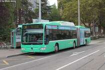 BVB Nr. 710 (Mercedes CitaroII O530G CNG) am 12.9.2015 beim Badischen Bahnhof