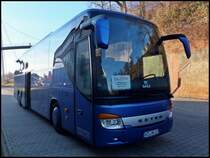 Setra 416 GT-HD von Wricke Touristik aus Deutschland im Stadthafen Sassnitz am 31.12.2013