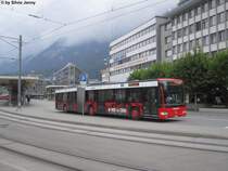 SBC Nr. 55 (Mercedes CitaroII O530G) am 3.9.2015 beim Bhf. Chur