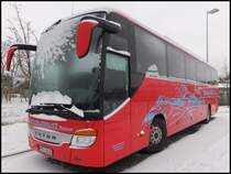 Setra 416 GT-HD von Becker-Strelitz Reisen aus Deutschland in Bergen am 21.01.2014
