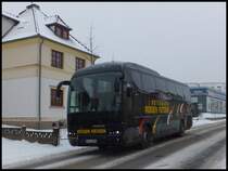 Neoplan Tourliner von R�gen Reisen aus Deutschland in Bergen am 27.01.2014