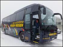 Neoplan Tourliner von R�gen Reisen aus Deutschland in Bergen am 27.01.2014