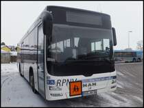 MAN Lion's City LE � der RPNV in Bergen am 29.01.2014